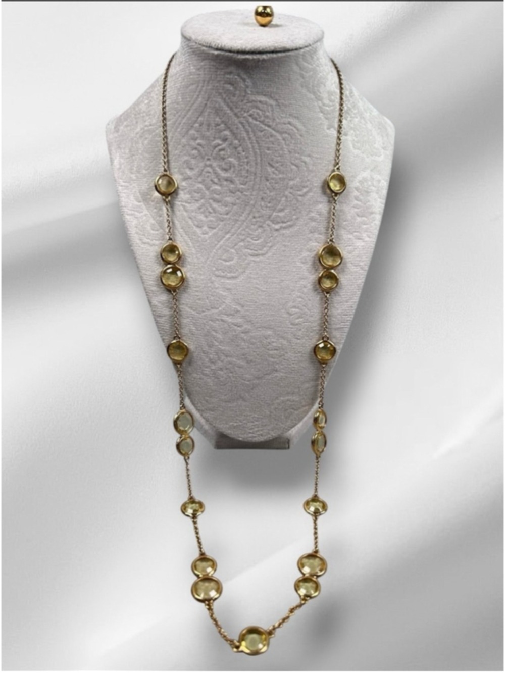 Kate Spade Gold Crystal Confetti Necklace One Size